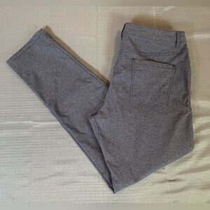 Lululemon Commission Pant Classic Warpstreme 36 Gray Stretch Golf Chino Pants